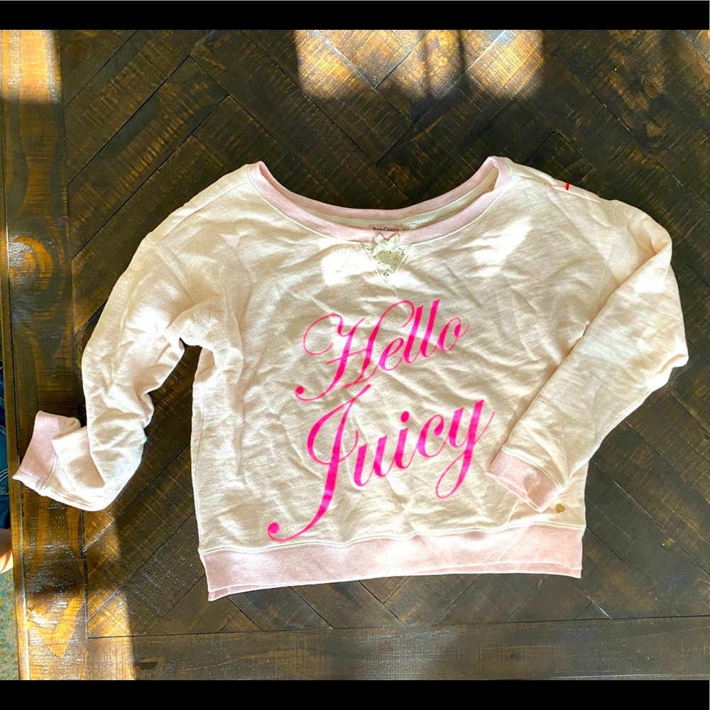 Juicy Couture Pink Sweater Size Large